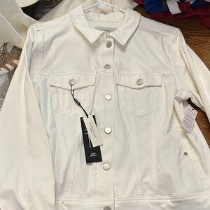 Liverpool Women's White Jean Jacket